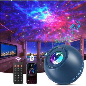 Star Projector for Bedroom Galaxy Projector for Bedroom, 15 White Noise Sound